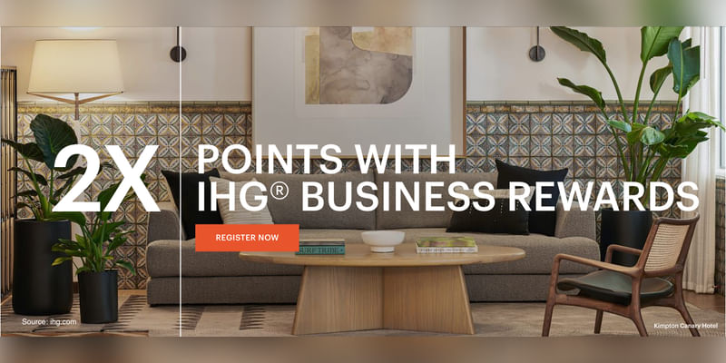 Get 2x points on IHG Business Rewards bookings. - Cover Image