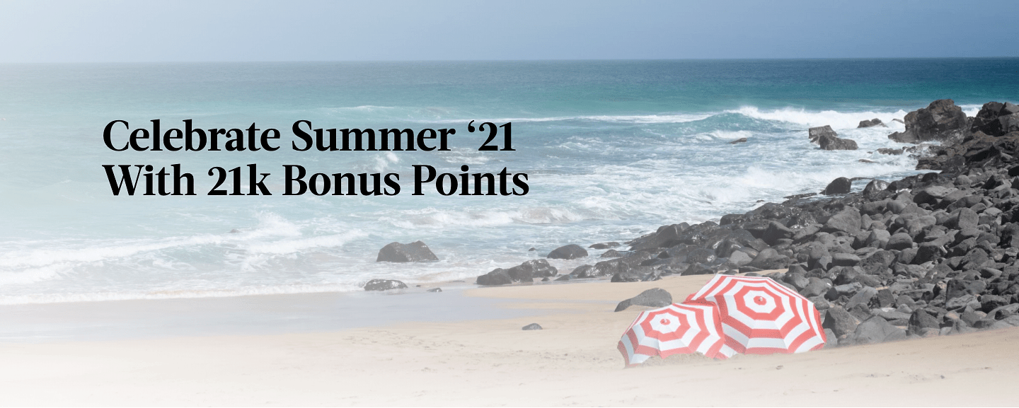 21,000 bonus points for booking homes and villas - Cover Image