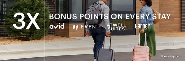 Get 3x IHG One Rewards points when you stay at select IHG brands in the US or Mexico. - Cover Image