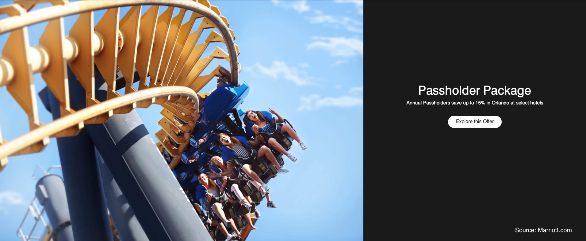 Disney & Universal Passholders: Get 15% off at Select Marriott hotels in Orlando. - Cover Image