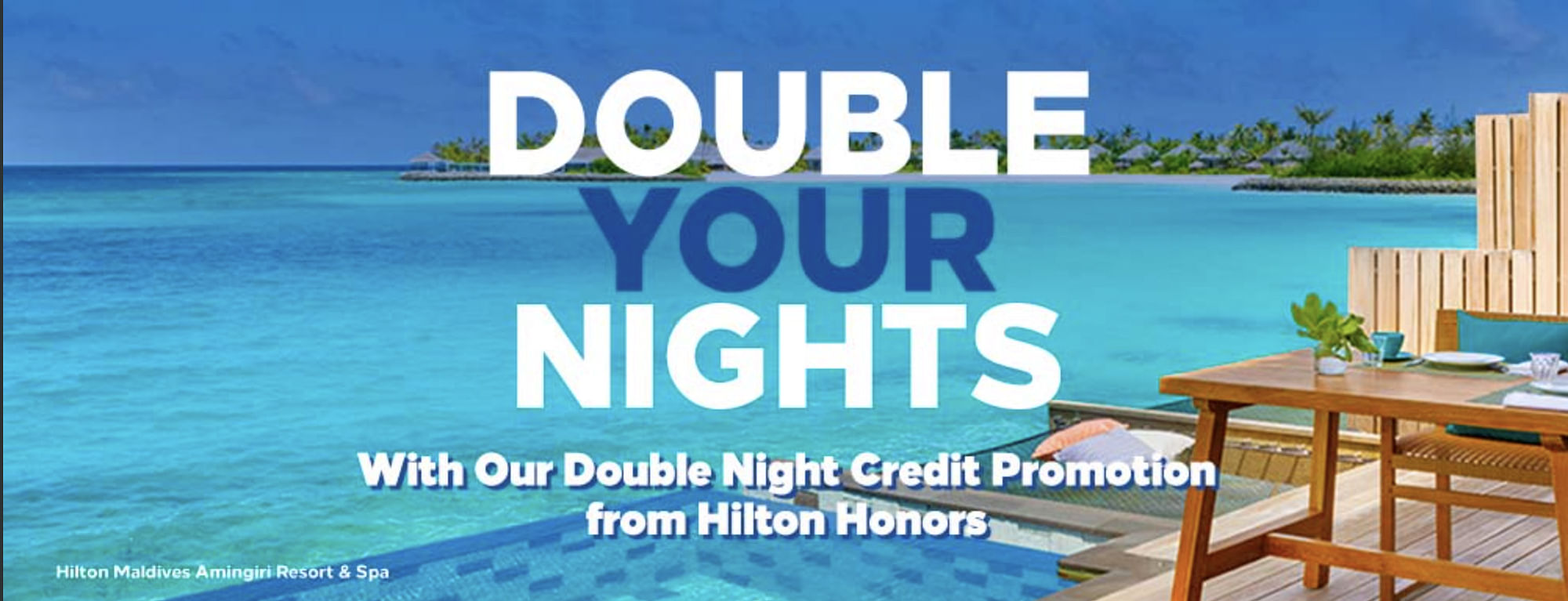 Get double night credits for all stays for rest of the year - Cover Image