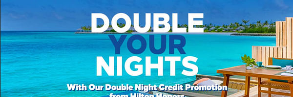 Get double night credits for all stays for rest of the year - Cover Image
