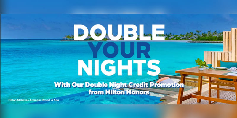 Get double night credits for all stays for rest of the year - Cover Image