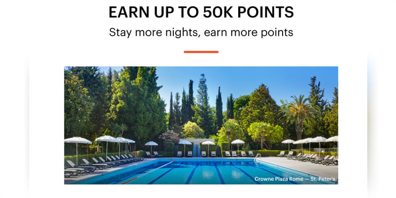 Get 50,000 bonus points - IHG 'Step Up to Rewards' offer - Cover Image
