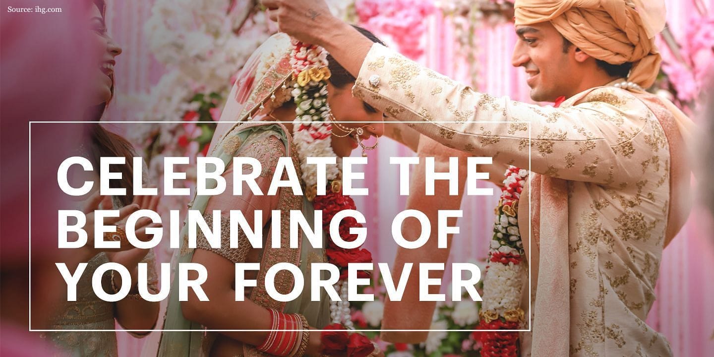 50,000 bonus points to get married at InterContinental, Crowne Plaza or Holiday Inn hotels in India, Nepal and Bangladesh - Cover Image