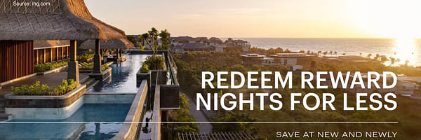 IHG is offering 15% off on award nights at new hotels worldwide. For a limited time. - Cover Image