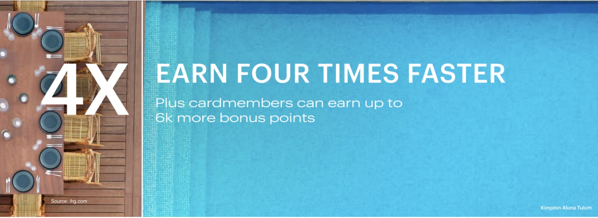 Global Promotion - 4x reward points plus 6k bonus for IHG card holders - Cover Image