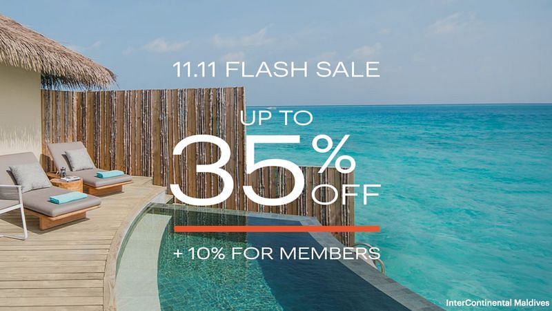 Flash Sale: Up to 45% at IHG hotels in Southeast Asia, South Korea, Hong Kong, Macau, and Taiwan