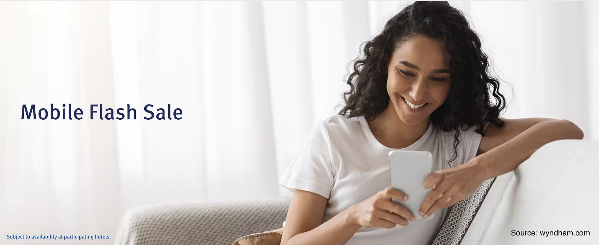 Wyndham Flash Sale: Get up to 20% off when you book on mobile. - Cover Image