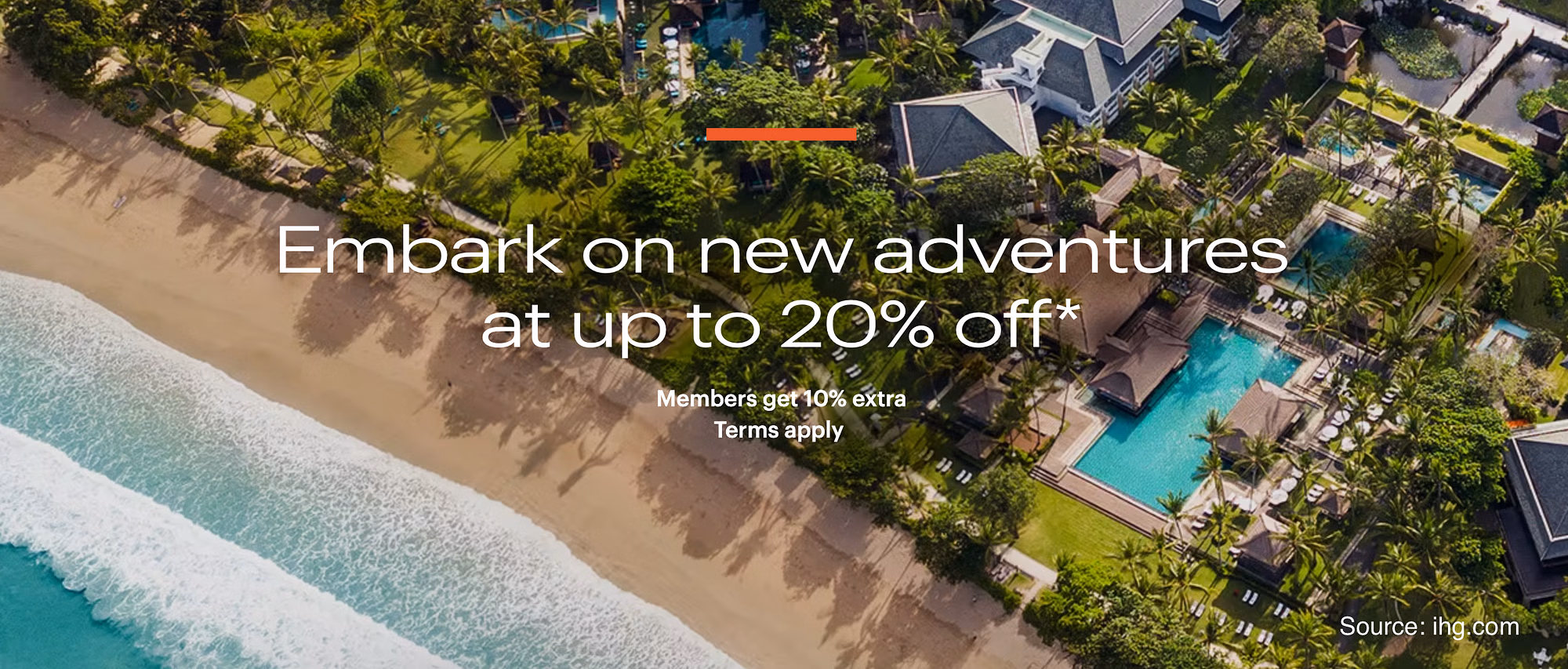 IHG January Flash Sale: Get up to 30% off at IHG hotels and resorts in select countries. - Cover Image