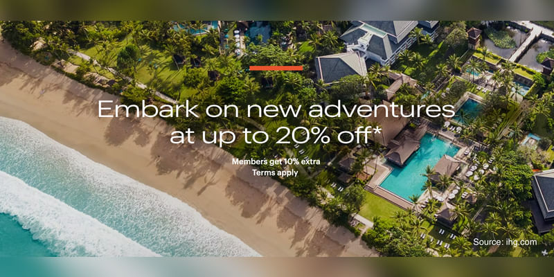 IHG January Flash Sale: Get up to 30% off at IHG hotels and resorts in select countries. - Cover Image
