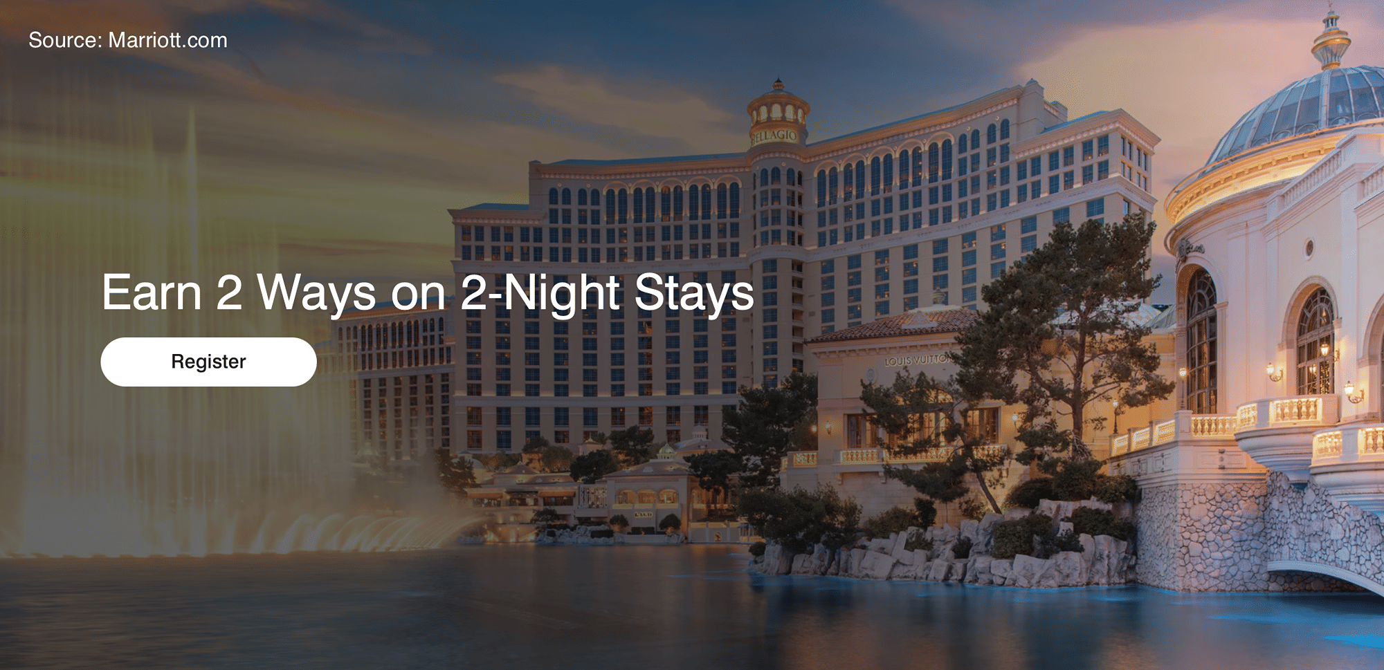 Marriott's New Global Promotion: Earn 2000 bonus points when you stay for 2+ nights. - Cover Image