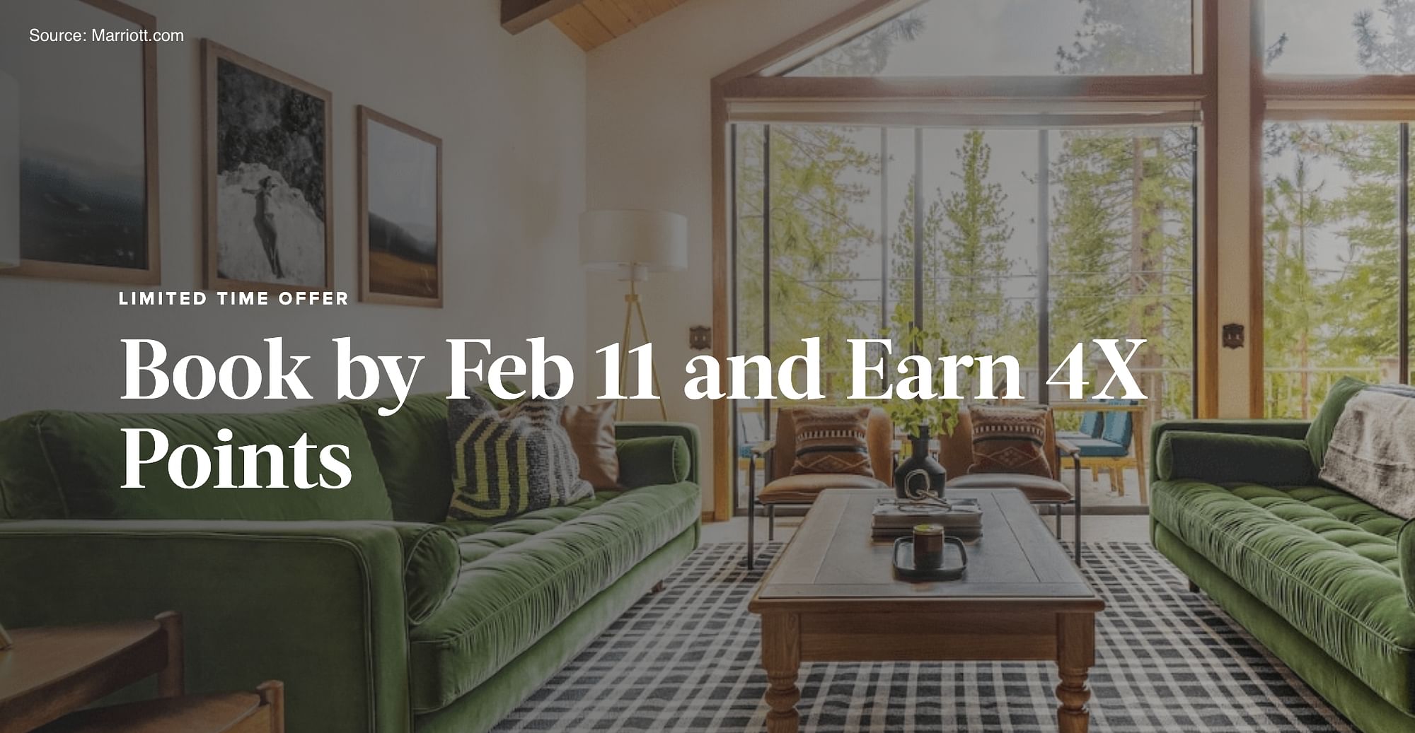 Get 4x points at Marriott Homes and Villas. - Cover Image