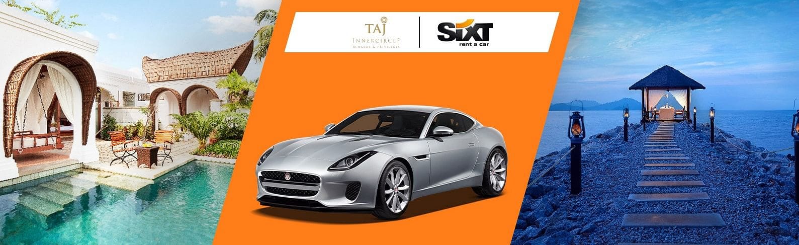 Earn or Redeem Taj Inner Circle points for booking a Sixt Car Rental or Limousine Service - Cover Image