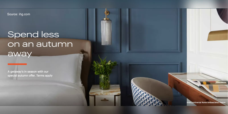Save 23% on stays with IHG's latest Autumn sale in Europe. - Cover Image