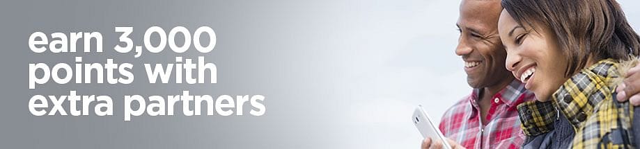 3000 bonus points with Extras Partners - Cover Image