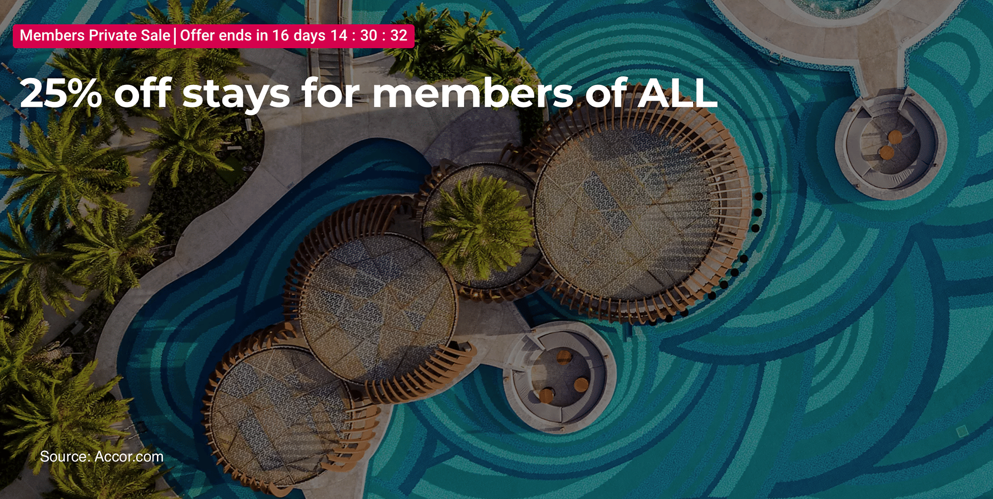 Save 25% with Accor's latest 'Private Sale' in the Middle East, Africa, and Asia Pacific. - Cover Image