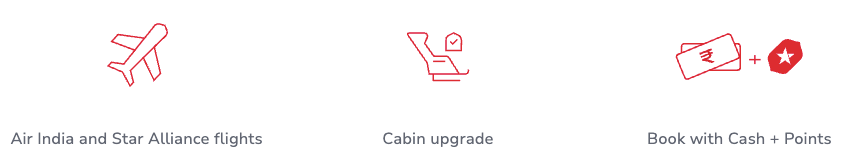 Air India Redemption Options
