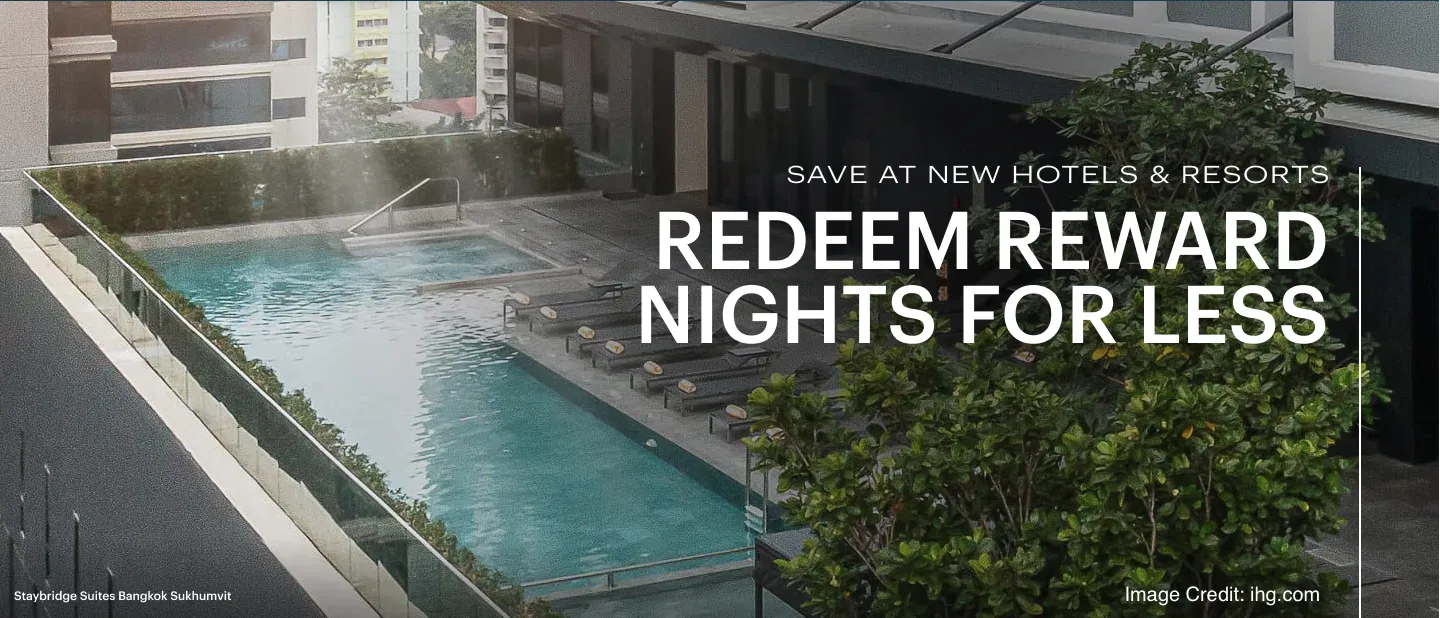 Get 15% off on points bookings at new IHG hotels. - Cover Image