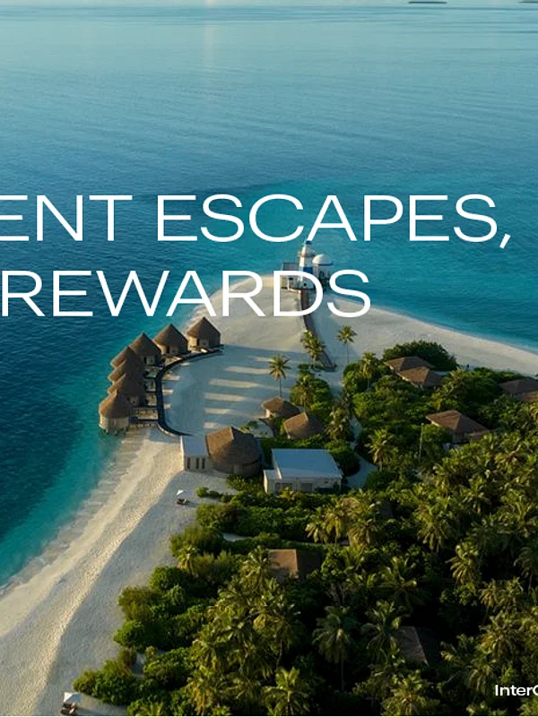 Get up to 50,000 bonus points at IHG hotels in the Maldives. - Cover Image