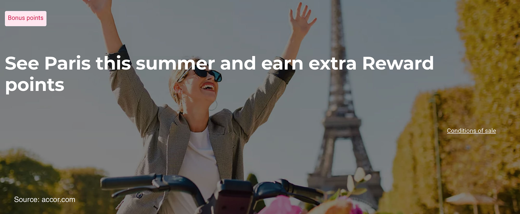 Get 3x points at Accor hotels in Paris. - Cover Image