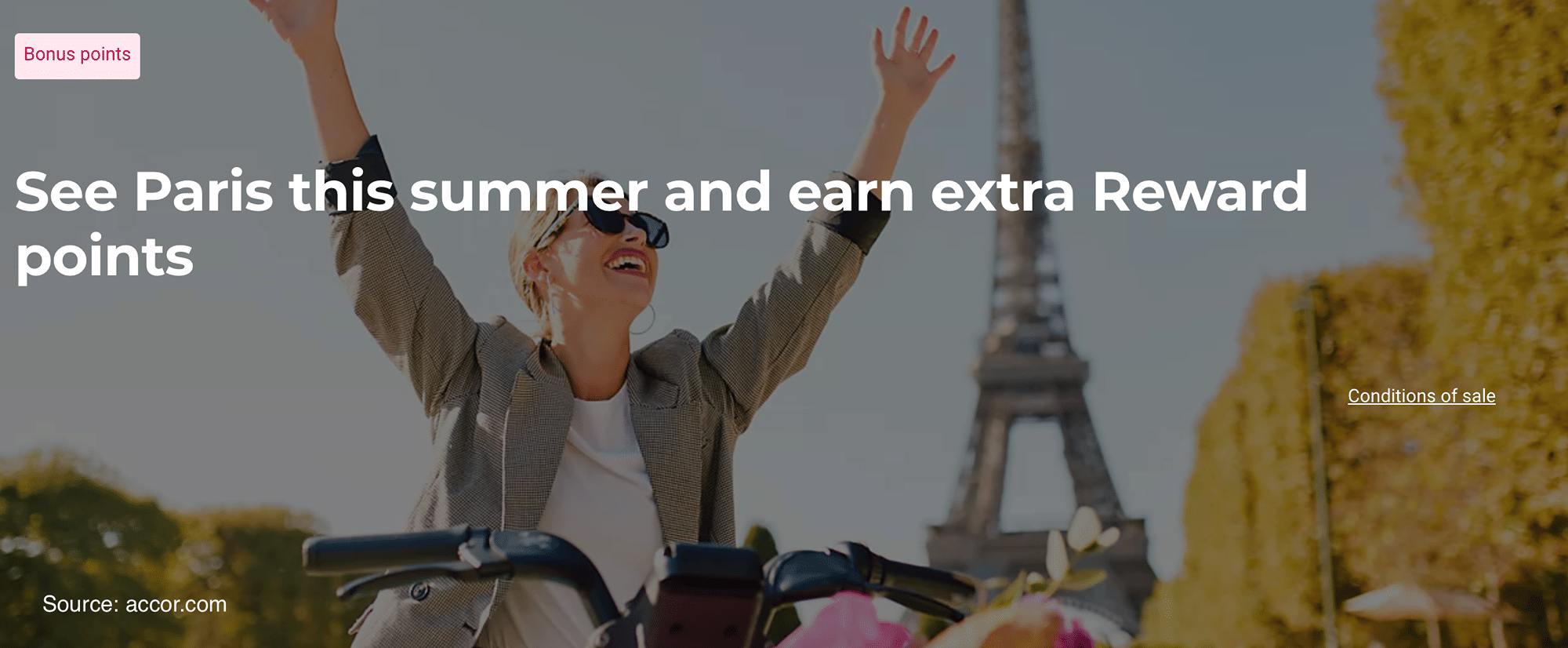 Get 3x points at Accor hotels in Paris. - Cover Image