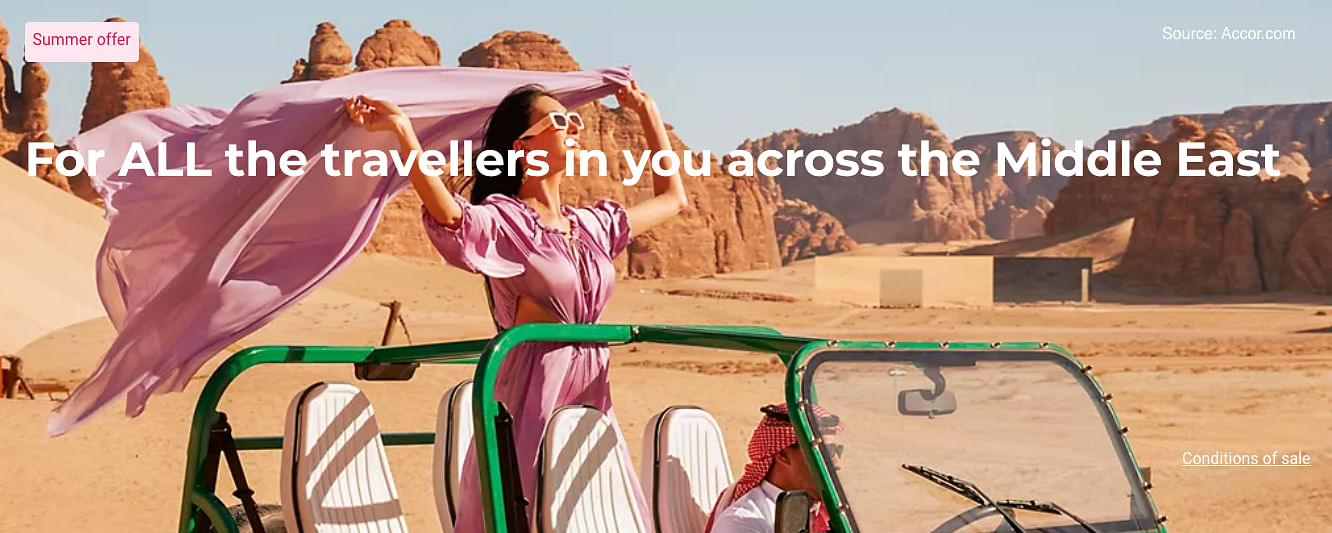 If you can cope with the heat, here’s a hot offer from Accor for stays in the Middle East.  - Cover Image