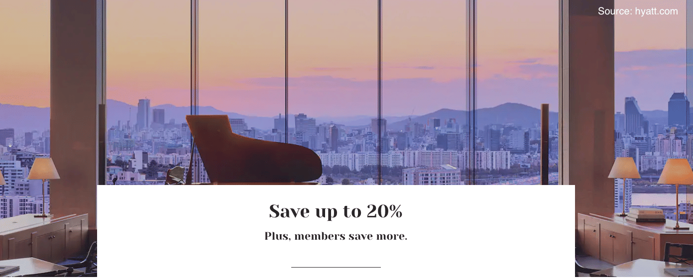 Hyatt is offering 2x points, 20% off, and free breakfast with its new promotion.  - Cover Image
