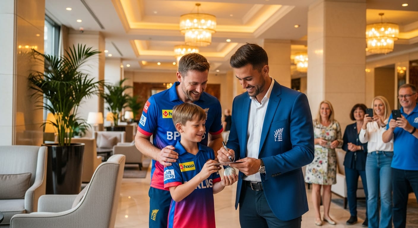 Want Your Favourite Cricketer's Autograph? Check the Marriott Lobby - Cover Image