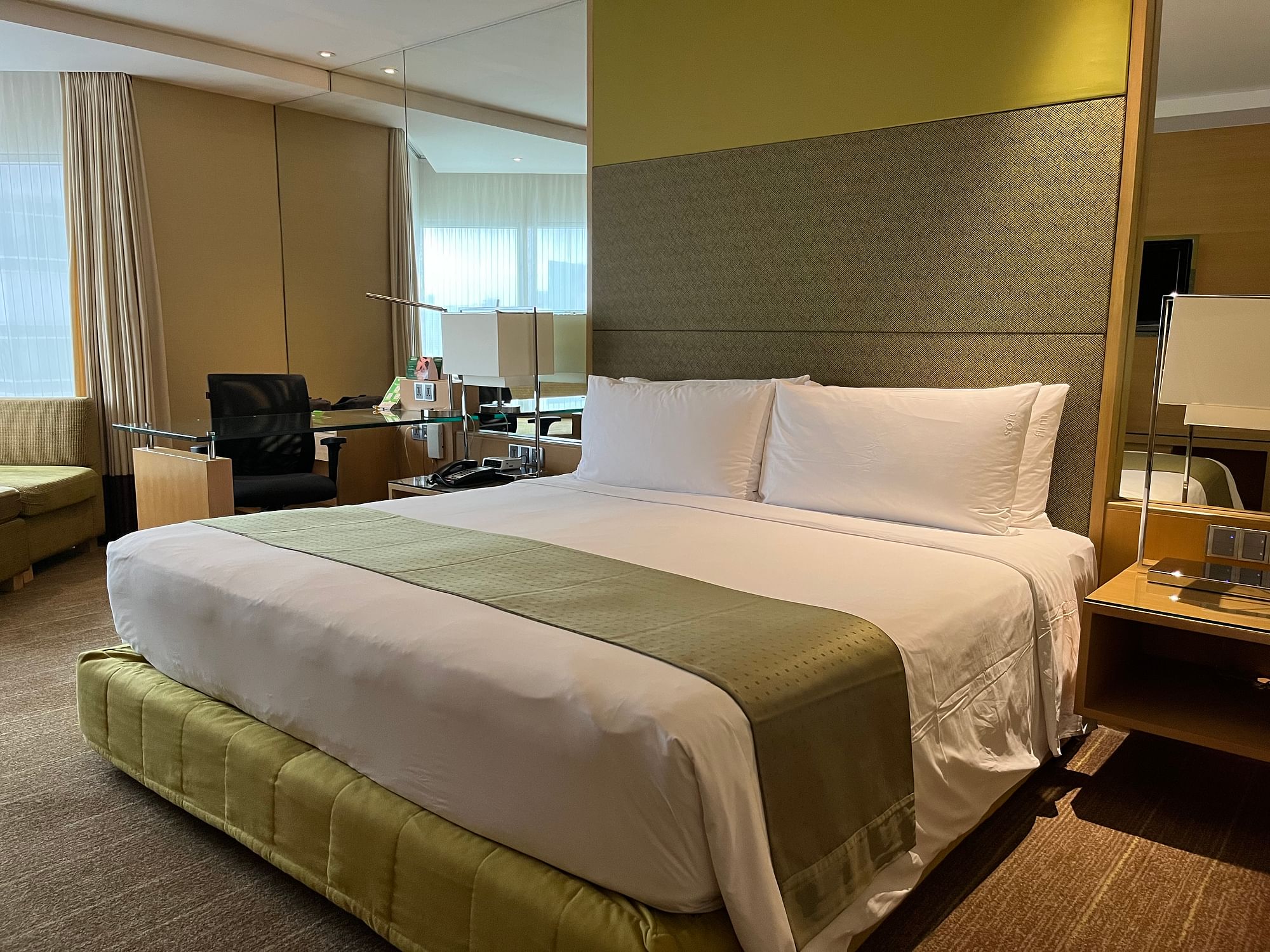 Spacious with a comfy bed