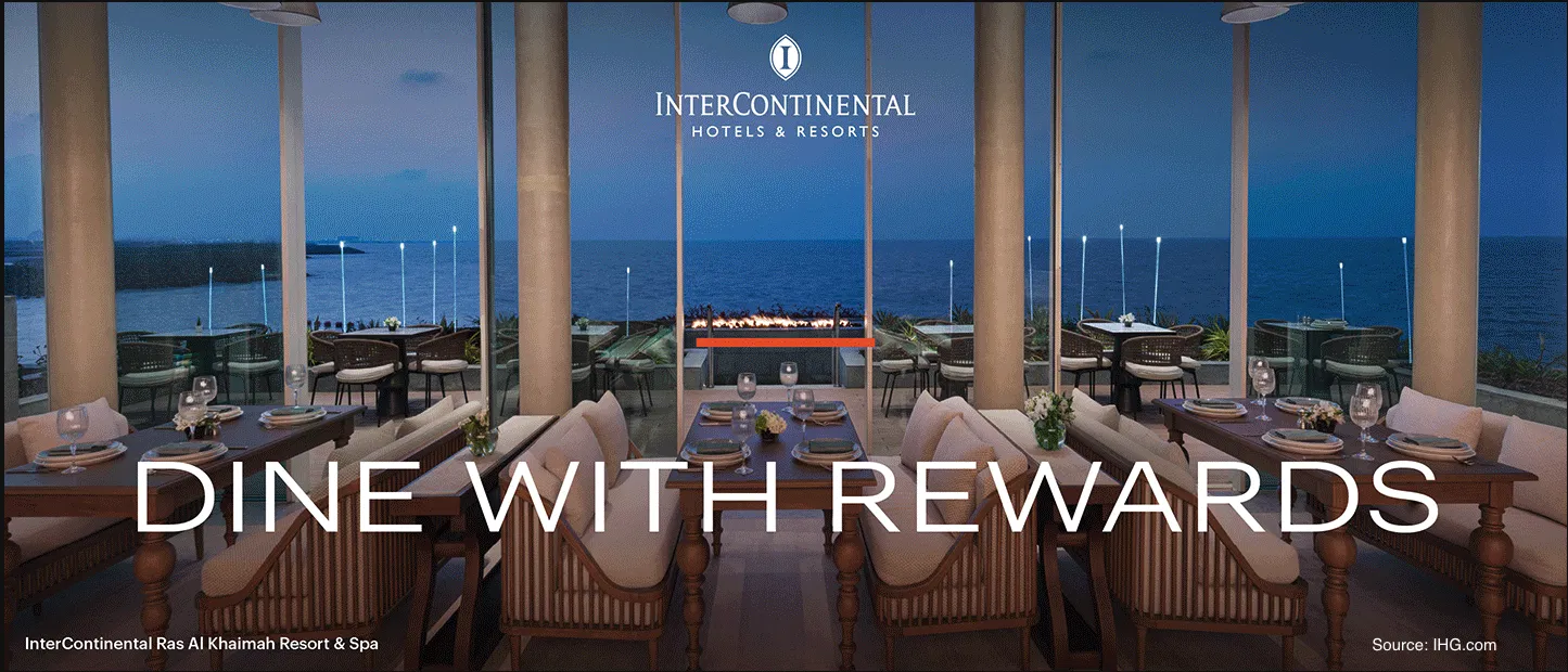 IHG Dining Discounts: Get 30% off plus 100 points per 10 USD spent on dining. - Cover Image