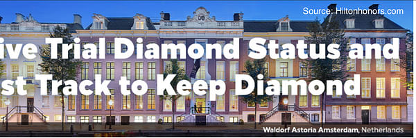 Instant Hilton Diamond status, and extension challenge for employees of select corporates. - Cover Image