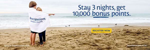 Get 20,000 bonus points, and up to 3x points with Best Western's latest Rewards Rush promotion. - Cover Image