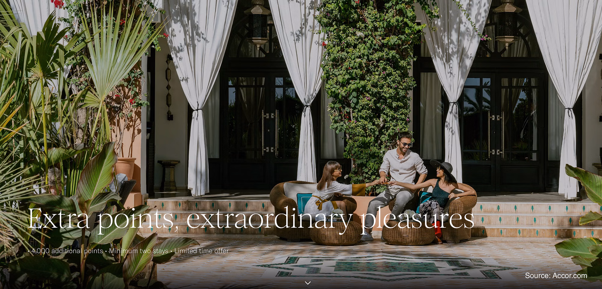 Sofitel Extra Reward Points: Get 4000 bonus Accor points worth 80 Euros, for stays at Sofitel hotels. - Cover Image