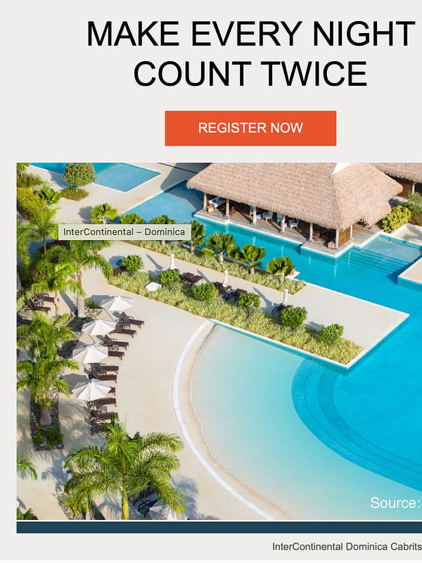 IHG's 2x elite night credits promotion for select IHG One Rewards members. - Cover Image