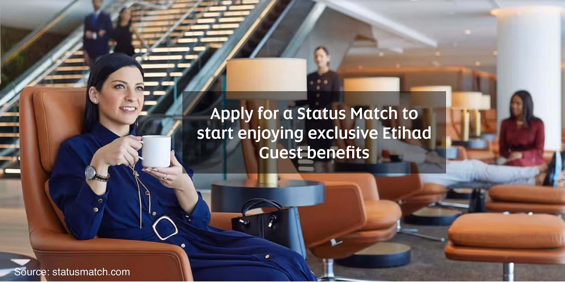 Etihad is offering gold status match for guests from Australia and India. - Cover Image