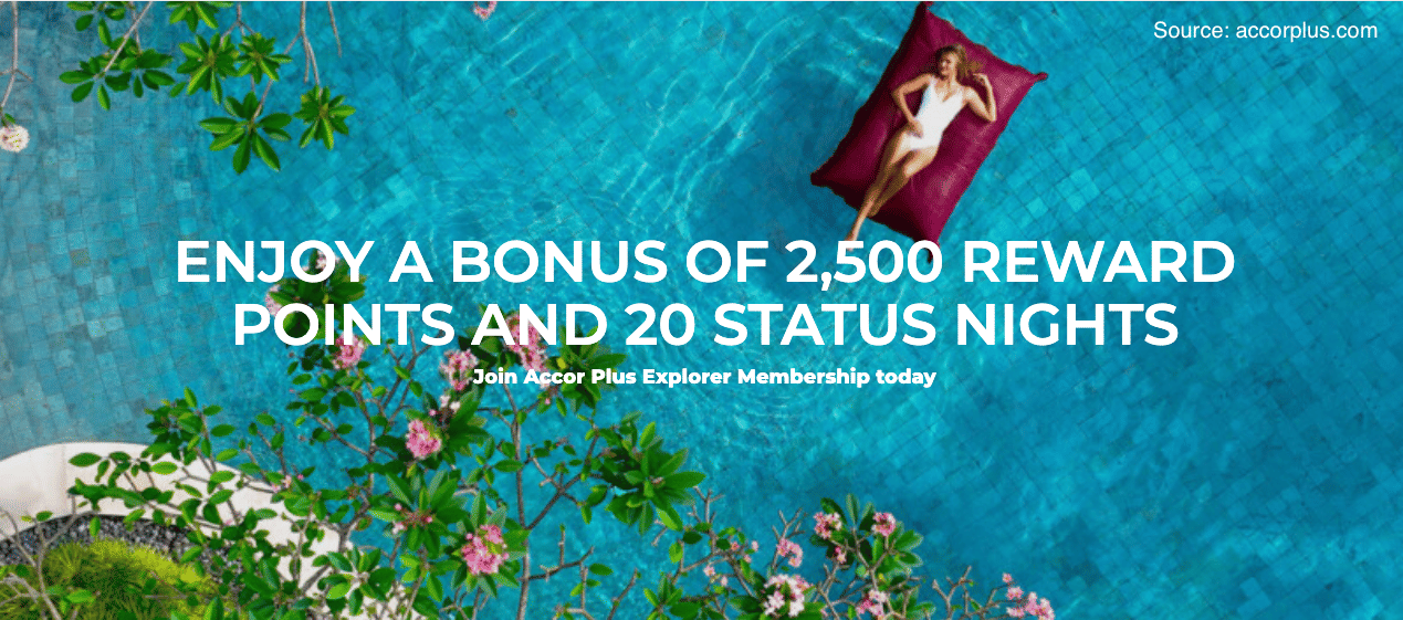 For a limited time, join Accor Plus and get 2500 bonus points (worth €50). - Cover Image