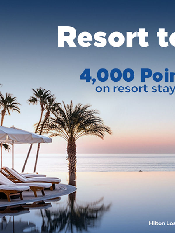 Earn up to 4000 bonus points per stay with Hilton's new global promotion. - Cover Image