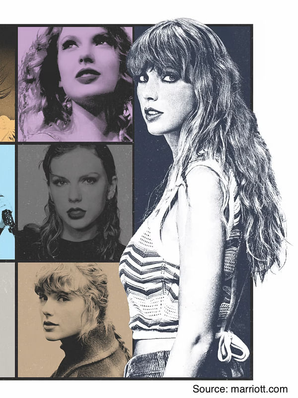 Marriott's Taylor Swift, The Eras Tour Sweepstakes open for the US, Canada, and Europe shows.  - Cover Image