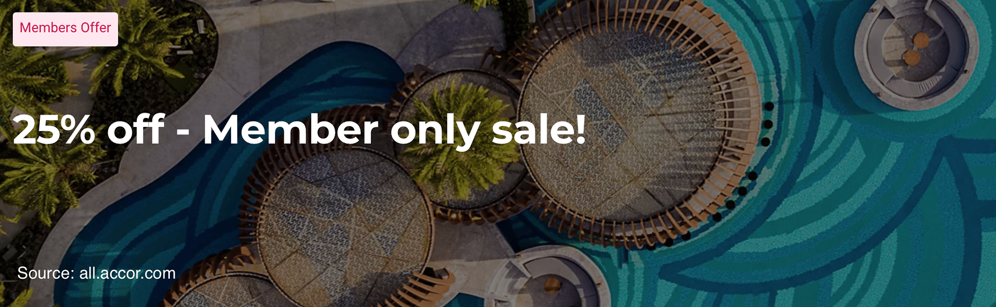 Accor's Private Sale is back with up to 35% off for Accor ALL members. - Cover Image