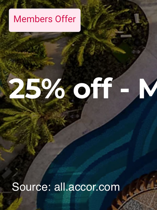 Accor's Private Sale is back with up to 35% off for Accor ALL members. - Cover Image