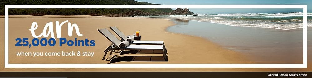 Winback Offer: 25,000 Bonus Points. - Cover Image