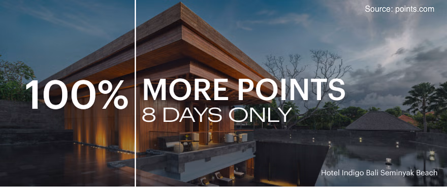 100% Bonus Points: Buy IHG points at 0.5 cents each with IHG's first points purchase promotion for 2024. - Cover Image