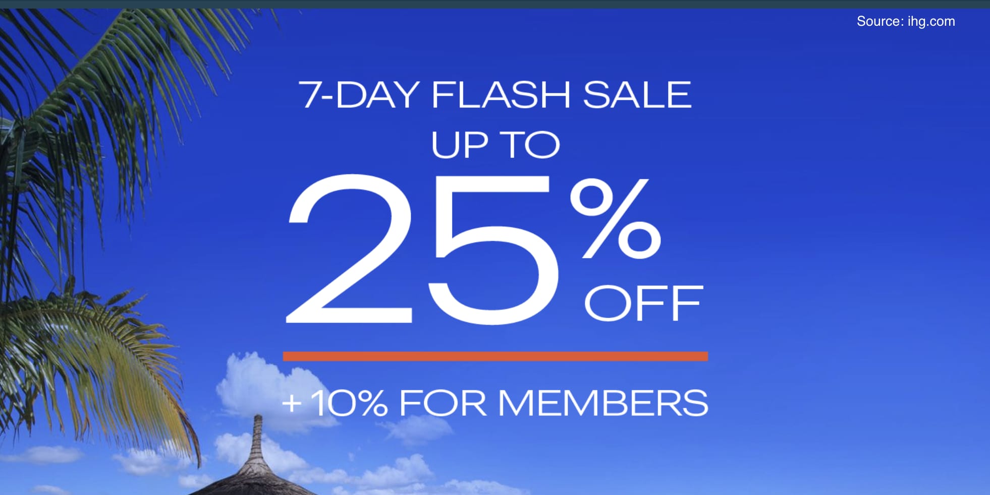IHG Flash Sale: Up to 35% off in India, the Middle East, Africa & the Maldives. - Cover Image