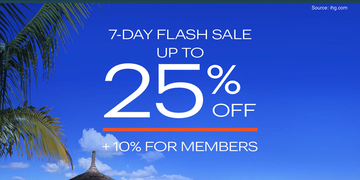 IHG Flash Sale Up to 35 off in India, the Middle East, Africa & the