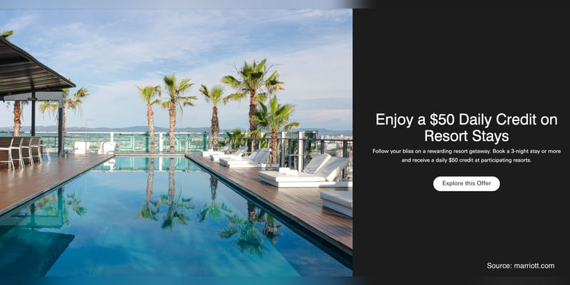 Get $50 daily credit at Marriott resorts in Europe, the Middle East, and Africa. - Cover Image
