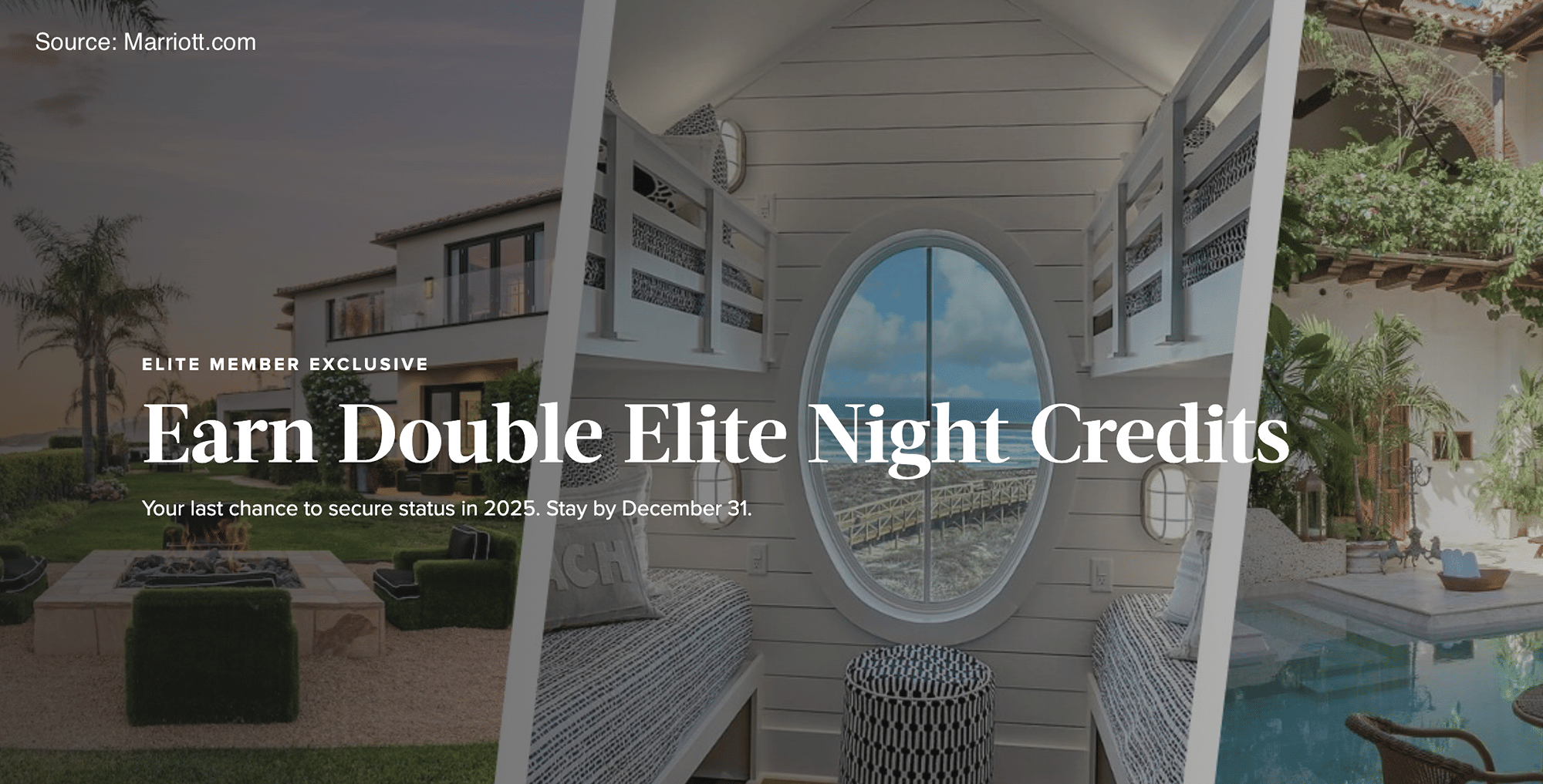 Get 2x Marriott elite night credits when you stay at Homes & Villas by Marriott Bonvoy. - Cover Image