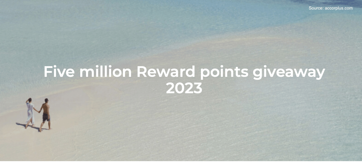 Accor announces a 5 million points giveaway, which is not a giveaway. - Cover Image