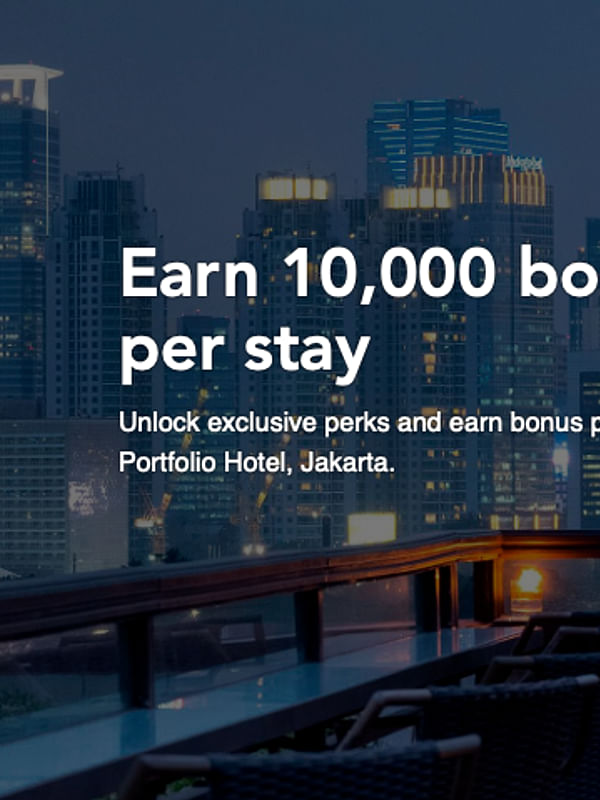 Jakarta: Get 10,000 bonus Marriott Bonvoy points and club lounge access.  - Cover Image