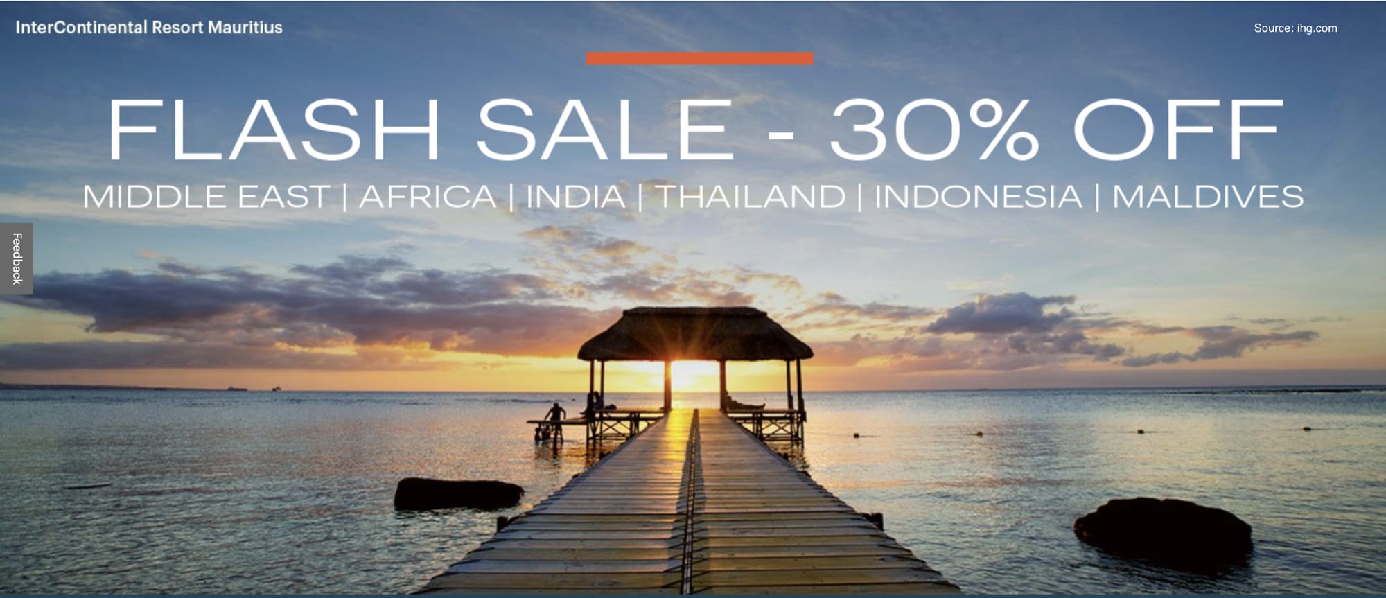 Flash Sale - Flat 30% off in the Middle East, Africa, India, Thailand, Indonesia and the Maldives - Cover Image